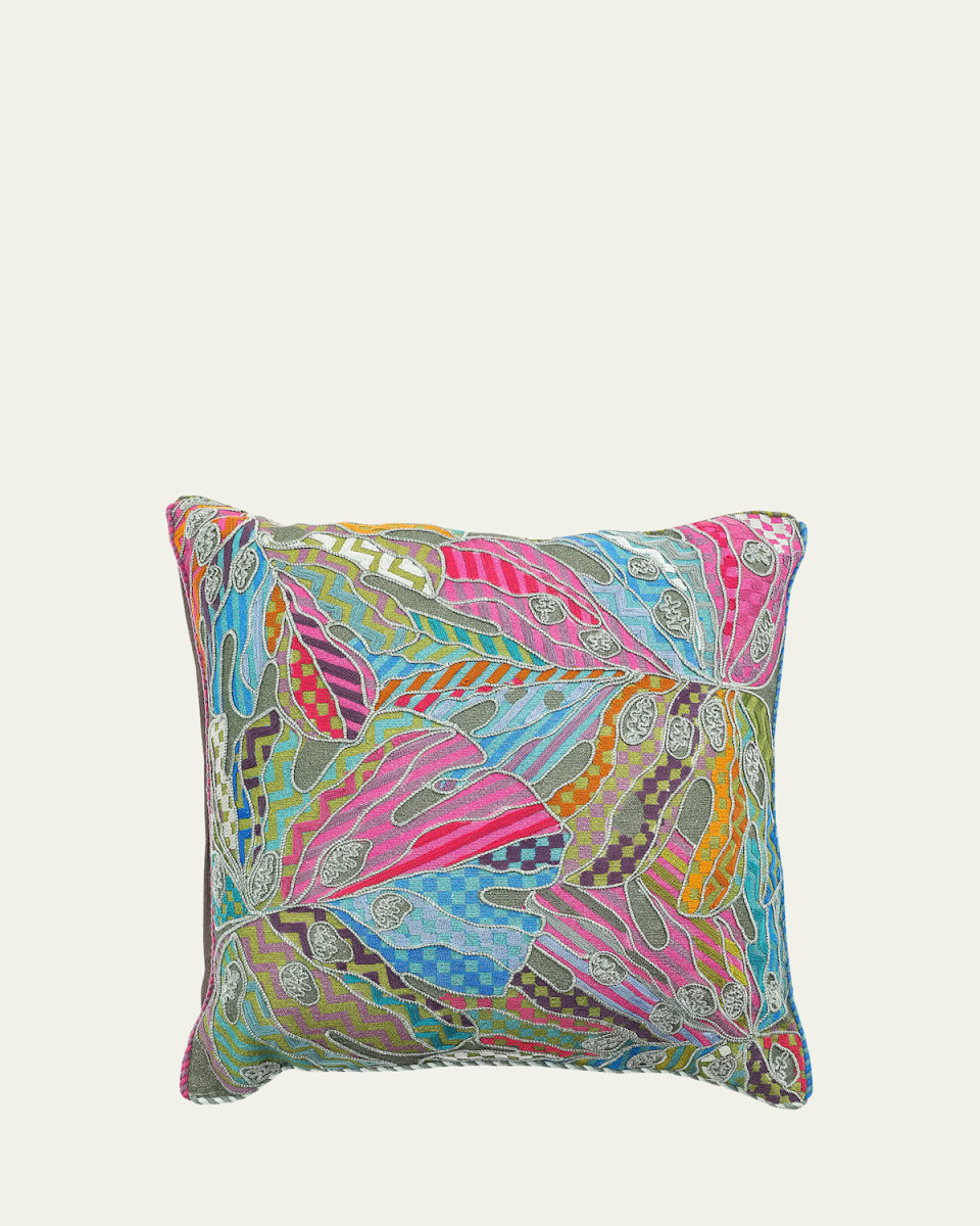 Mosaic Monstera Pillow - 25"